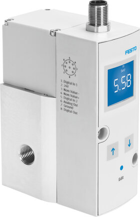 Zawór proporcjonalny ciśnienia VPPM-8L-L-1-G14-0L6H-V1N-S1C1 (571295) serii VPPM - Festo