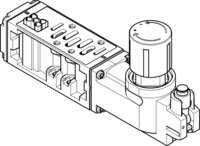Płyta regulatora VABF-S2-2-R2C2-C-10 (555774) serii VABF - Festo