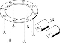 Zespół podziałowy stołu obrotowego DADM-CK-220-8 (548117) serii DADM - Festo