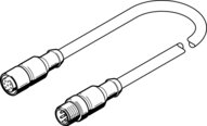 Kabel przyłączeniowy NEBV-M12G8-K-5-M12G4 (553576) - Festo