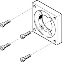 Kołnierz silnika EAMF-A-38A-57A (560692) serii EAMF - Festo