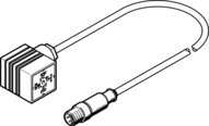 Kabel przyłączeniowy NEBC-A1W3-K-0.3-N-M12G5 (549294), Festo 