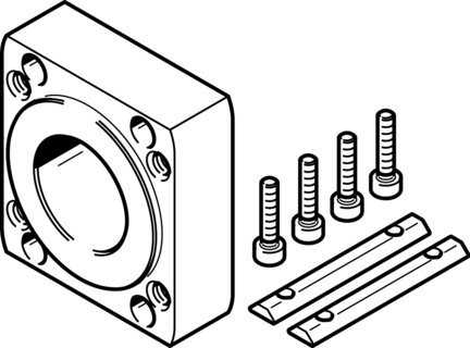 Obudowa sprzęgła EAMK-A-R27-38A (1133397) serii EAMK - Festo