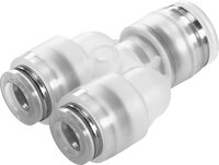 Trójnik wtykowy Y NPQP-Y-Q6-Q4-FD-P10 (133124) serii NPQP - Festo