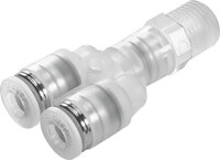 Trójnik wtykowy Y NPQP-Y-R38-Q10-FD-P10 (133088) serii NPQP - Festo