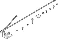 Zespół mocujący CAFC-X1-BE (572257) serii CAFC - Festo