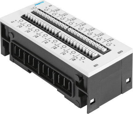 Moduł wejść/wyjść CPX-L-8DE-8DA-16-KL-3POL (572607) serii CPX - Festo