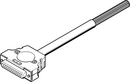 Kabel przyłączeniowy NEBV-S1G25-K-2.5-N-LE25-S6 (575417) - Festo
