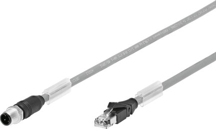 Kabel łączący NEBC-D12G4-ES-1-S-R3G4-ET (8040451) serii NEBC - Festo