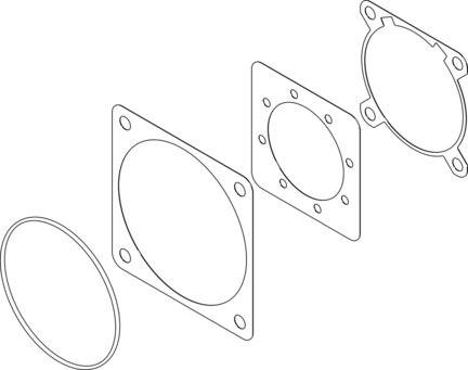 Uszczelnienie - zestaw EADS-F-D100-120G (8022148) serii EADS - Festo