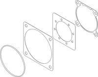 Uszczelnienie - zestaw EADS-F-D100-120G (8022148) serii EADS - Festo