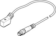 Kabel przyłączeniowy NEBV-Z4WA2L-R-E-0.5-N-M8G3-S1 (8047683) - Festo