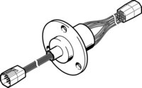Moduł obrotowy doprowadzenia energii DHAS-SCR12-H6 (3920687) serii DHAS - Festo