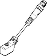 Kabel przyłączeniowy NEBV-Z4WA2L-P-E-0.5-N-M8G3-S1 (8047673) - Festo
