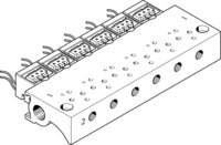 Blok przyłączeniowy MHA1-P6-2-M3-PI (197229) serii MHA1 - Festo