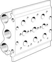 Blok przyłączeniowy PRS-1/8-3-BB (30543) serii PRS - Festo