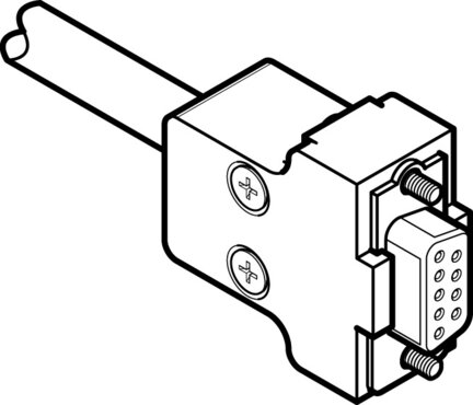 Kabel przyłączeniowy KMP6-09P-8-5 (531185) serii KMP6 - Festo