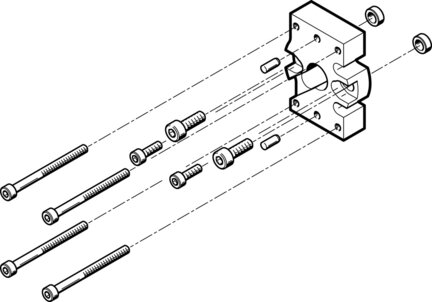 Zespół adaptera HAPG-SD2-24 (537177) serii HAPG - Festo