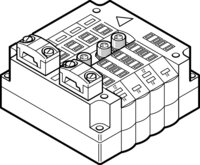 Interfejs elektryczny CPV10-GE-ASI-4E3A-Z M8 (536736) serii CPV10 - Festo
