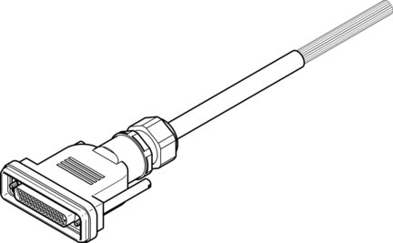 Kabel przyłączeniowy NEBV-S1G44-K-2.5-N-LE39 (565289) - Festo
