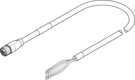 Kabel silnika NEBM-M16G8-E-7.5-Q7-LE8-1 (5391548) serii NEBM - Festo