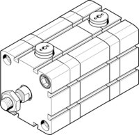 Siłownik kompaktowy ISO 21287 dwustronnego działania ADN-63-60-ELV-I-P-A (548219-C) serii ADN-EL - Festo
