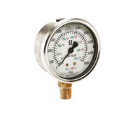 Manometr, zakres ciśnienia 0 - 5000 PSI (0 - 344 bar), stal nierdzewna (G102814) - Graco