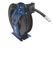Zwijacz przewodu XD30 do myjek ciśnieniowych, wlot 1/2", wąż 10 mm, l=23 m, NPT, mocowanie pojazd/stół, niebieski metaliczny (GHSPB8B) - Graco