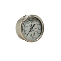 Manometr glicerynowy, zakres ciśnienia 0 - 30 PSI (0 - 2 bar), stal nierdzewna (G113654) - Graco