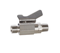 Zawór kulowy 3/8" NPSM GZ x NPT 3/8" GZ, stal nierdzewna (G237533) - Graco