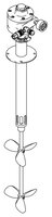 Mieszadło bębnowe pneumatyczne do płynu mastyksowego, 2,5 KM, l=85 cm, stal (G205715) - Graco