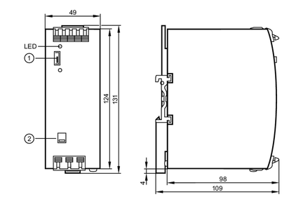 Zasilacz AS-Interface PowerSupply 230VAC 2,8A (AC1226) - IFM