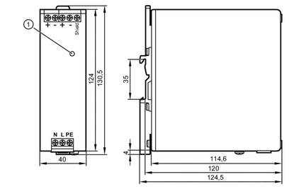 Zasilacz AS-Interface PSU-1AC/ASi-2,8A (AC1256) - IFM