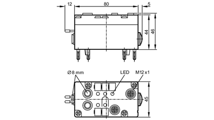 AirBox AS-i AirBox 2x2DI 2PO M12 (AC2041) - IFM