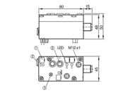 AirBox AS-i AirBox 2DI 1PO M12 V2A (AC2057) - IFM