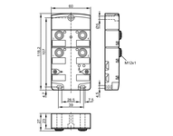 Moduł AS-i CompactLine CompactM12 4DI no IR (AC2434) - IFM