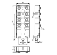 Moduł AS-i CompactLine CompactLineM12 4DI 4do M12 (AC2465) - IFM