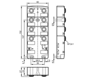 Moduł AS-i CompactLine CompactLine M12 4DI 4do (AC2476) - IFM