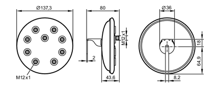 Moduł AS-i ProcessLine ProcessLine 8 SB IP69K (AC2900) - IFM