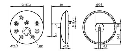 Moduł AS-i ProcessLine ProcessLine 4DI 3doT IP69K (AC2904) - IFM