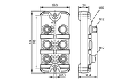 Moduł AS-i ProcessLine ProcessLine 2x (2DI/1do) AS-i IP69K (AC2952) - IFM