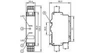 Moduł AS-i do zabudowy w szafie sterowniczej SmartL25 4 do T C (AC3203) - IFM
