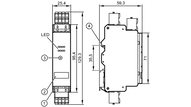 Moduł AS-i do zabudowy w szafie sterowniczej SmartL25 4 DI AUX T C (AC3204) - IFM