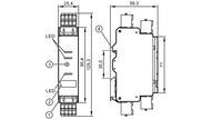 Moduł AS-i do zabudowy w szafie sterowniczej SmartL25 4DI 3do T C (AC3264) - IFM