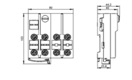 Moduł AS-i ClassicLine z technologią szybkiego montażu ClassicLine 4DI-Y 4do-Y (AC5236) - IFM