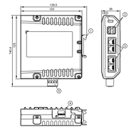 Kontroler IIoT IIoT Controller IP20 1S (AE3100) - IFM