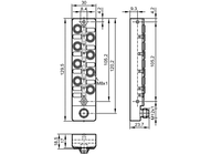 Moduły IO-Link CompactLine IO-Link module 8 DI M8 IP 67 (AL2411) - IFM
