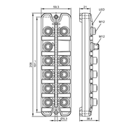 Moduł Ethernet z interfejsem EtherCAT ETH Module SL EC 16DI IP69K (AL4033) - IFM