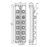 Moduł Ethernet z interfejsem EtherNet/IP ETH Module PFL EIP 8do 8DI IP69K (AL4323) - IFM