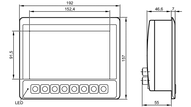 Programowalny wyświetlacz graficzny do maszyn mobilnych R360/PDM NG/DialogDisplay/C (CR1083) - IFM